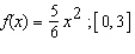 Find the expected value of the continuous random variable X associated with the probability density function over the indicated interval.   A)    B)    C)    D)    E)   