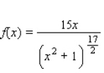Show that the function   is a probability density function on the interval   .