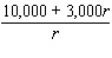<strong>The present value of a perpetual stream of income that flows continually at the rate of dollars per year is given by the formula where is the interest rate compounded continuously. Using this formula, find the present value of a perpetual net income stream that is generated at the rate of dollars per year. Hint: .</strong> A) B) C) D) E)