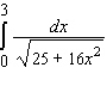 Use the table of integrals to find the given integral.   A)    B)    C)    D)   