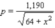 The demand function for Apex women's boots is   where p is the wholesale unit price in dollars and x is the quantity demanded daily, in units of a hundred. Find the consumers' surplus if the wholesale price is set at $70/pair. Round the result to the nearest dollar. $__________