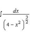 Use the table of integrals to find the given integral.   Use C as the constant of integration.