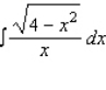 Use the table of integrals to find the integral.   Use C as the constant of integration.