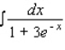 Use the formula   to find the integral.  