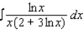 Use the formula   to find the integral.  