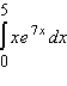 Evaluate the definite integral by using the method of integration by parts.  