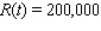<strong>Suppose an investment is expected to generate income at the rate of dollars/year for the next 6 years. Find the present value of this investment if the prevailing interest rate is 8% / year compounded continuously. Round your answer to the nearest dollar.</strong> A) $950,930 B) $953,042 C) $951,802 D) $957,375