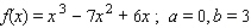 Sketch the graph and find the area of the region bounded by the graph of the function f and lines y = 0, x = a and x = b.   A)      B)      C)      D)     