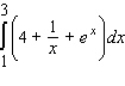 Evaluate the definite integral.   A)    B)    C)    D)    E)   