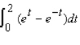 Evaluate the given definite integral.   A)    B)    C)    D)    E)   