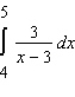 Evaluate the given definite integral.   A)    B)    C)    D)    E)   
