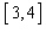 Let   and compute the Riemann sum of f over the interval   , choosing the representative points to be the midpoints of the subintervals, using five subintervals of equal length (   ) . A)  15 sq units B)  12.3325 sq units C)  12.3125 sq units D)  12.33 sq units E)  11 sq units