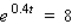 Use logarithms to solve the equation for t. Round your answer to four decimal places.   t = __________