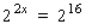 Solve the equation for x.   A)  x = 7 B)  x = 2 C)  x = 16 D)  x = 8