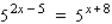 Solve the equation for x.   A)    B)    C)    D)    E)   