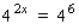 Solve the equation for x.  