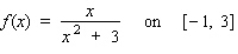 Find the absolute maximum value and the absolute minimum value, if any, of the given function.   A)  Absolute maximum value:   ; absolute minimum value:   B)  Absolute maximum value:   ; absolute minimum value:   C)  Absolute maximum value:   ; absolute minimum value:   D)  No absolute extrema
