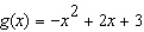 Find the absolute maximum value and the absolute minimum value, if any, of the function.   A)  Absolute maximum value: 3; Absolute minimum value: 4 B)  Absolute maximum value: 4; Absolute minimum value: none C)  Absolute maximum value: none; Absolute minimum value: 4 D)  Absolute maximum value: 2; Absolute minimum value: 3 E)  g(x)  has no absolute extrema