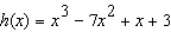 Find the horizontal and vertical asymptotes of the graph of the function.   A)  Horizontal asymptote: y = 4; Verical asymptote: x = 4 B)  Horizontal asymptote: y = 7; Verical asymptote: x = 3 C)  Horizontal asymptote: y = 0; Verical asymptote: x = 0 D)  h(x)  has no horizontal and vertical asymptote. E)  Horizontal asymptote: y = 3; Verical asymptote: x = 7