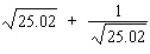 Use a differential to approximate   . Round the result to five decimal places, if necessary. Hint: Let   and compute dy with x = 25 and dx = 0.02 .   __________