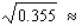 Use a differential to approximate the quantity.   Round the result to the nearest thousandth, if necessary.   __________