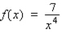 Find the third derivative of the function.  