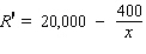 Williams Commuter Air Service realizes a monthly revenue of   dollars when the price charged per passenger is x dollars. Find the marginal revenue   . A)    B)    C)    D)   