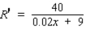 The quantity of Sicard wristwatches demanded each month is related to the unit price by the equation   , where p is measured in dollars and x in units of a thousand. Find the marginal revenue function   . A)    B)    C)    D)   
