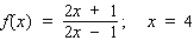 Find the derivative of the function and evaluate   at the given value of x.   A)    B)    C)    D)   