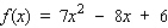 Find the slope m and an equation of the tangent line to the graph of the function f at the point   .   A)    B)    C)    D)   