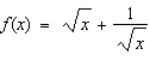 Find the slope m and an equation of the tangent line to the graph of the function f at the point   .   A)    B)    C)    D)    E)   