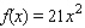 Use the four-step process to find the slope of the tangent line to the graph of the given function at any point.   A)    B)    C)    D)   