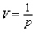At a temperature of   , the volume V (in liters) of 1.33 g of   is related to its pressure p (in atmospheres) by the formula   . What is the average rate of change of V with respect to p as p increases from   to   ? What is the rate of change of V with respect to p when  