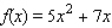 Use the four-step process to find the slope of the tangent line to the graph of the given function at any point.     __________