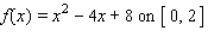Use the intermediate value theorem to find the value of c such that   .     __________