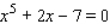 Use the method of bisection to find the root of the equation   , accurate to two decimal places if necessary.   __________