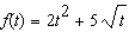 Determine whether the given function is a polynomial function or rational function. State the degree, if it is a polynomial function.   A)  The given function is neither a rational function nor a polynomial function. B)  The given function is a polynomial function with degree ö. C)  The given function is a rational function. D)  The given function is a polynomial function with degree 1. E)  The given function is a polynomial function with degree 2.