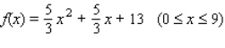 The oxygen consumption (in milliliter/pound/minute)  for a person walking at x mph is approximated by the function   where the oxygen consumption for a runner at x mph is approximated by the function   At what speed is the oxygen consumption the same for a walker as it is for a runner? What is the level of oxygen consumption at that speed? A)  3.1 mph, 99.6 mL/lb/min B)  7.1 mph, 89.6 mL/lb/min C)  7.6 mph, 94.6 mL/lb/min D)  4.6 mph, 64.6 mL/lb/min E)  5.6 mph, 74.6 mL/lb/min