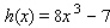 Let   and   . Find the rule for the function   .