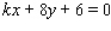 Given that the point   lies on the line   , find k. A)    B)    C)    D)    E)   