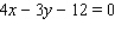Write the equation in the slope-intercept form and then find the slope and   -intercept of the corresponding line.   A)    B)    C)    D)   
