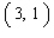Find the slope of the line that passes through points   and   A)  5 B)  4 C)  1 D)  2 E)  -2