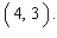 Find the slope of the line that passes through points   and   A)  5 B)  4 C)  1 D)  2 E)  -2