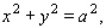 Determine whether the statement is true or false. The circle with equation   lies inside the circle with equation   provided  