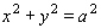 The circle with equation   lies inside the circle with equation   means. A)    B)    C)    D)    E)  these curves are intersecting