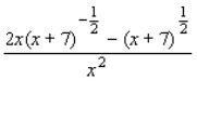 Perform the indicated operations and simplify the expression.   A)    B)    C)    D)    E)   