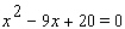 Find the real roots of the equation by factoring.   A)  3 and -5 B)  7 and -7 C)  -3 and -4 D)  4 and -4 E)  4 and 5