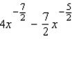 Factor out the greatest common factor from the expression.   A)    B)    C)    D)    E)   