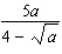 Rationalize the denominator of the expression.  