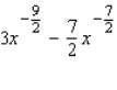 Factor out the greatest common factor from the expression.  